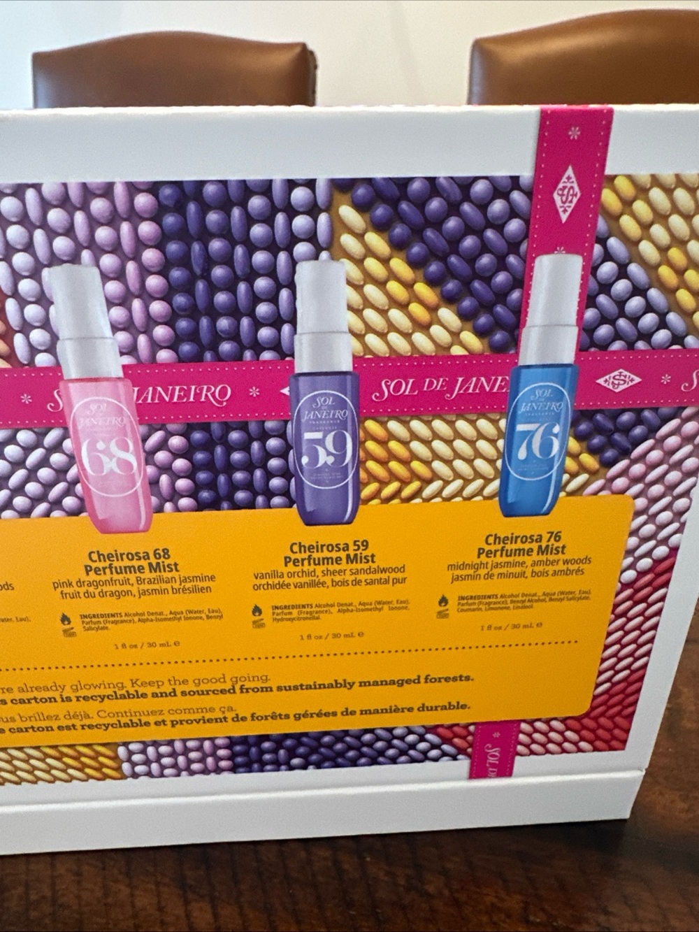 Sol de Janeiro Fragrance Mist Set - Yellow, Red, Pink, Purple, Blue - Picture 4 of 6